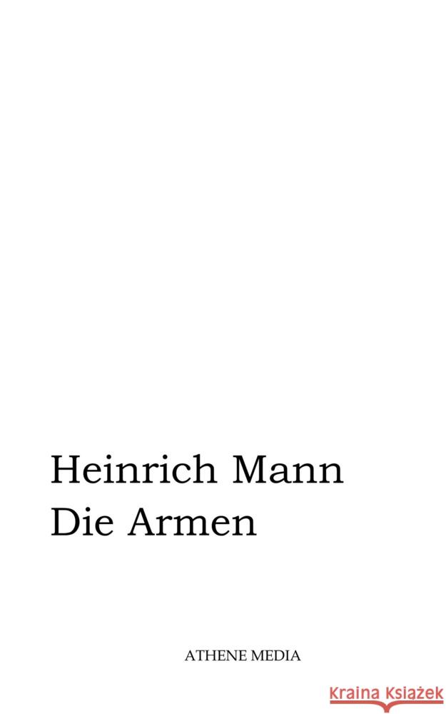 Die Armen Mann, Heinrich 9783869924083