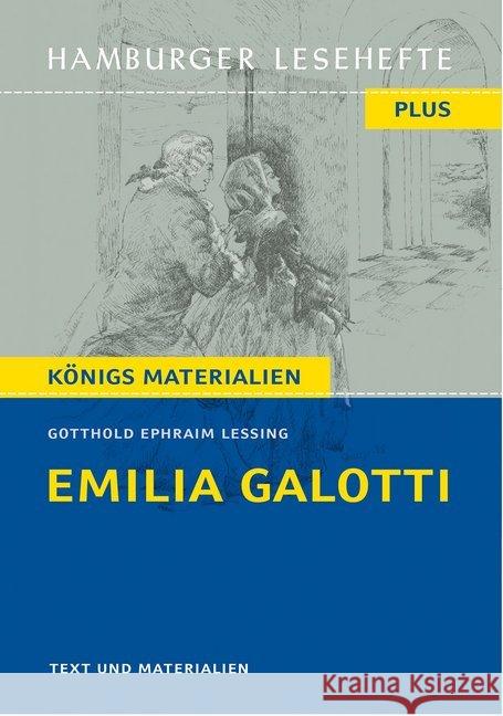 Emilia Galotti : Ein Trauerspiel in fünf Aufzügen. Hamburger Leseheft plus Königs Materialien Lessing, Gotthold Ephraim 9783872915108 Bange