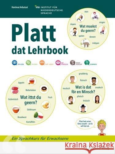Platt - dat Lehrbook : Ein Sprachkurs für Erwachsene Arbatzat, Hartmut 9783876514314