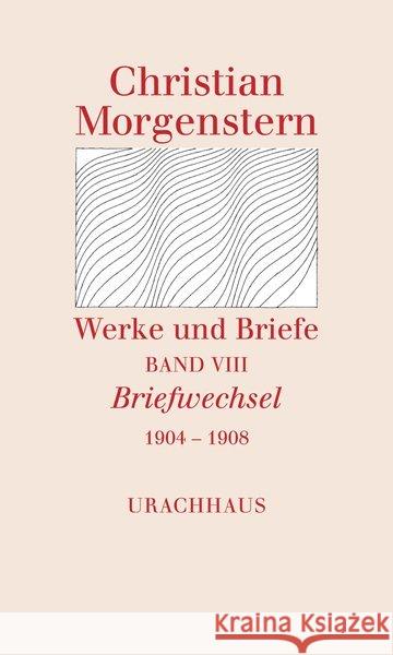 Briefwechsel 1904-1908 Morgenstern, Christian Habel, Reinhardt  9783878385080 Urachhaus