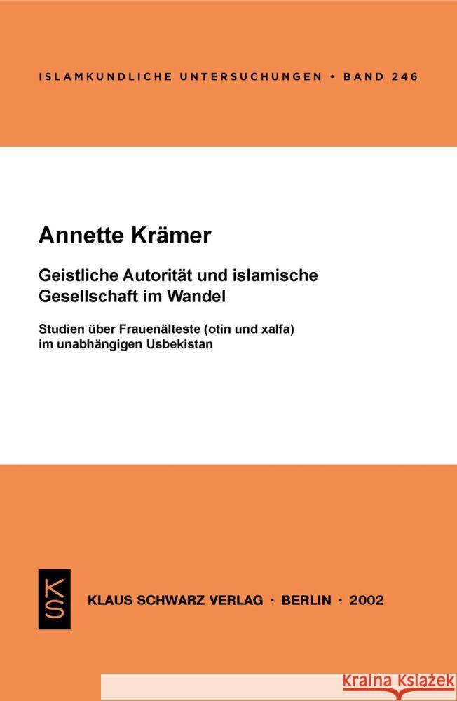 Geistliche Autorit Annette Kramer 9783879973002 Klaus Schwarz