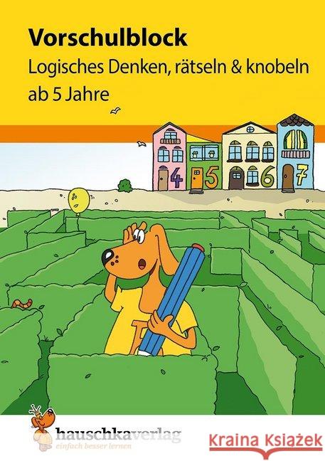 Vorschulblock - Logisches Denken, rätseln & knobeln ab 5 Jahre Bayerl, Linda 9783881006248 Hauschka