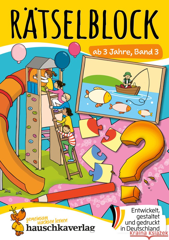 Rätselblock ab 3 Jahre, Band 3 Spiecker, Agnes 9783881006545 Hauschka