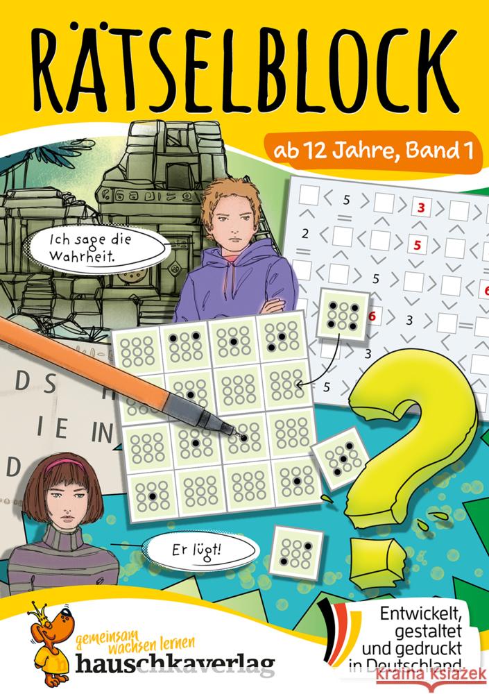 Rätselblock ab 12 Jahre, Band 1 Schulz, Joshua 9783881006569 Hauschka