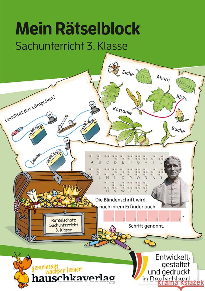 Mein Rätselblock Sachunterricht 3. Klasse Depireux, Diana 9783881006880 Hauschka