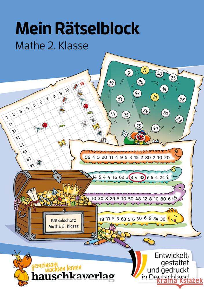 Mein Rätselblock Mathe 2. Klasse Wittenburg, Christiane 9783881006927 Hauschka