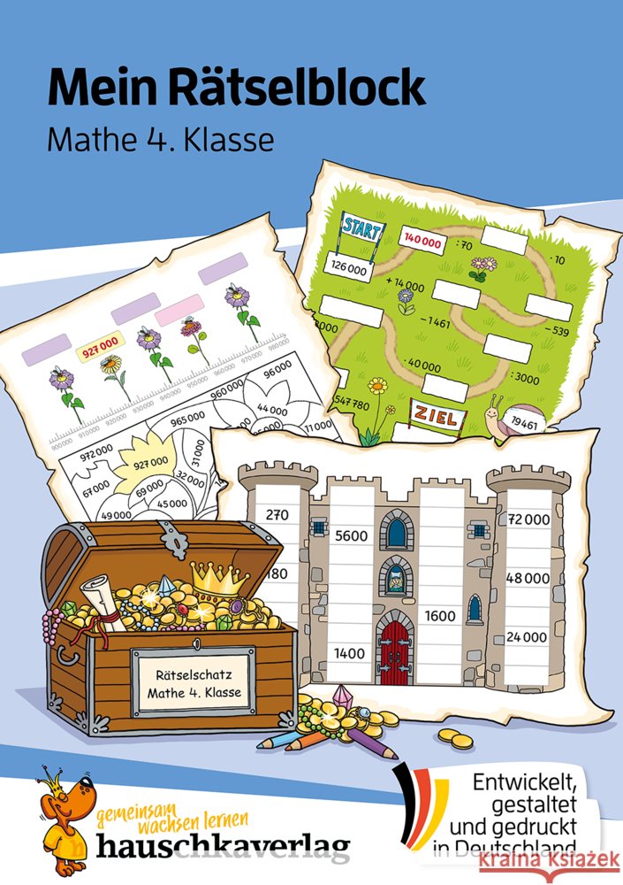 Mein Rätselblock Mathe 4. Klasse Materna, Carola 9783881006941 Hauschka