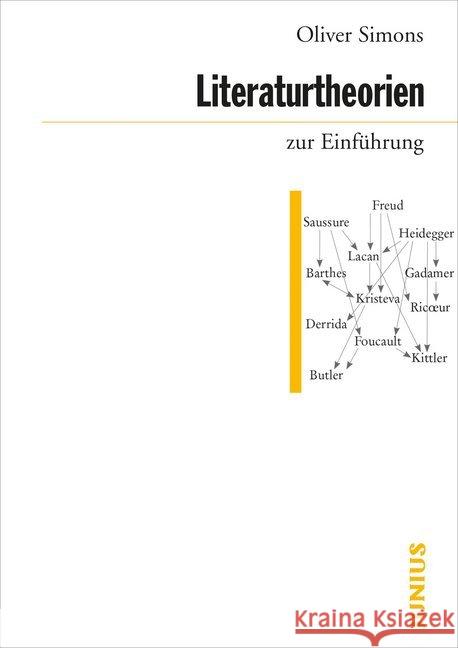 Literaturtheorien zur Einführung Simons, Oliver 9783885060833 Junius Verlag