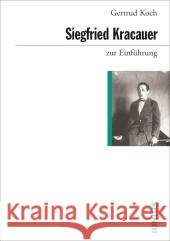 Kracauer zur Einführung Koch, Gertrud 9783885066699 Junius Verlag