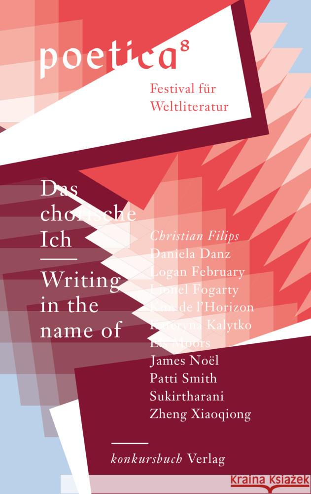 Das chorische Ich - Writing in the name of Blamberger, Günter, Smith, Patti, Sukirtharani 9783887699734