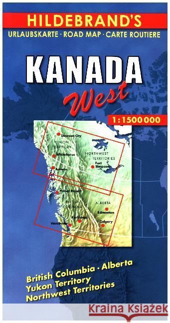 Hildebrand's Travel Map: Canada  9783889892782 Karto & Grafik Hildebrand Maps