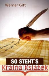 So steht's geschrieben Gitt, Werner   9783893979820 CLV