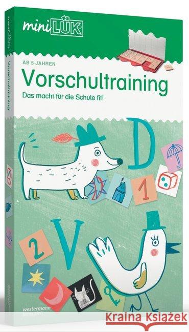 Vorschultraining : Das macht für die Schule fit! Enth.: Vorschultraining Tl.1-2  9783894141301 Westermann Lernspielverlag