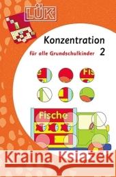 Konzentration. Tl.2 Junga, Michael Vogel, Heinz  9783894149048 Westermann Lernspielverlag