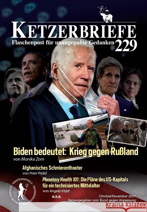 Biden bedeutet: Krieg gegen Rußland Zorn, Monika, Priskil, Peter, Tietze, Ulrike 9783894842932 Ahriman-Verlag