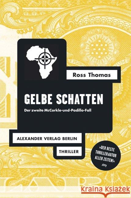 Gelbe Schatten : Ein McCorkle-und-Padillo-Fall Thomas, Ross 9783895812644