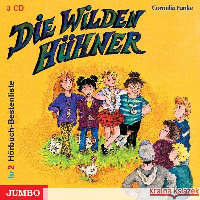 Die Wilden Hühner, 3 Audio-CDs Funke, Cornelia 9783895925207