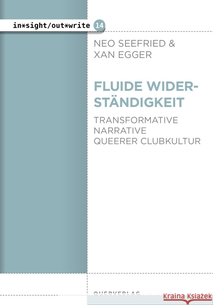 Fluide Widerständigkeit seefried, neo, egger, xan 9783896563385