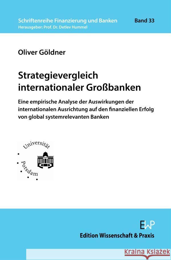 Strategievergleich internationaler Großbanken Göldner, Oliver 9783896738066