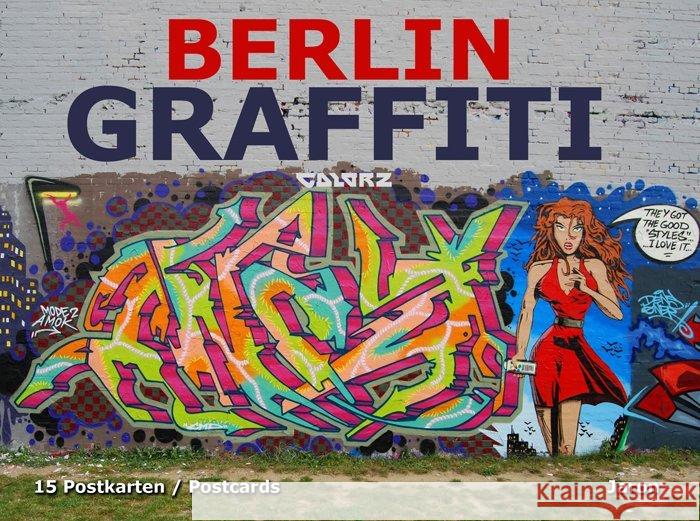Berlin Graffiti, Postkarten : 15 Postkarten / Postcards Gögremis, Hasan 9783897737228 Jaron Verlag