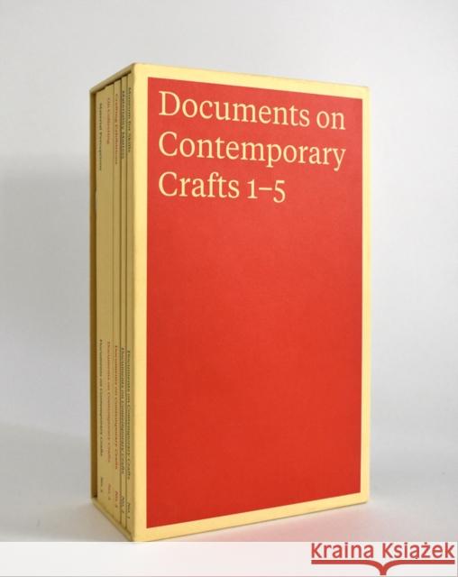 Documents on Contemporary Crafts 1-5 Andre Gali Hege Henriksen Norwegian Crafts 9783897905801 Arnoldsche