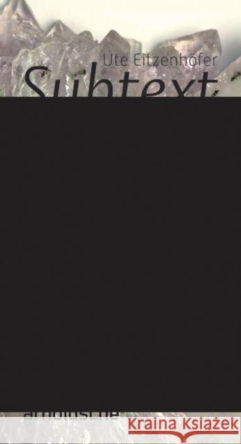 Ute Eitzenhoefer: Subtext  9783897906280 Arnoldsche