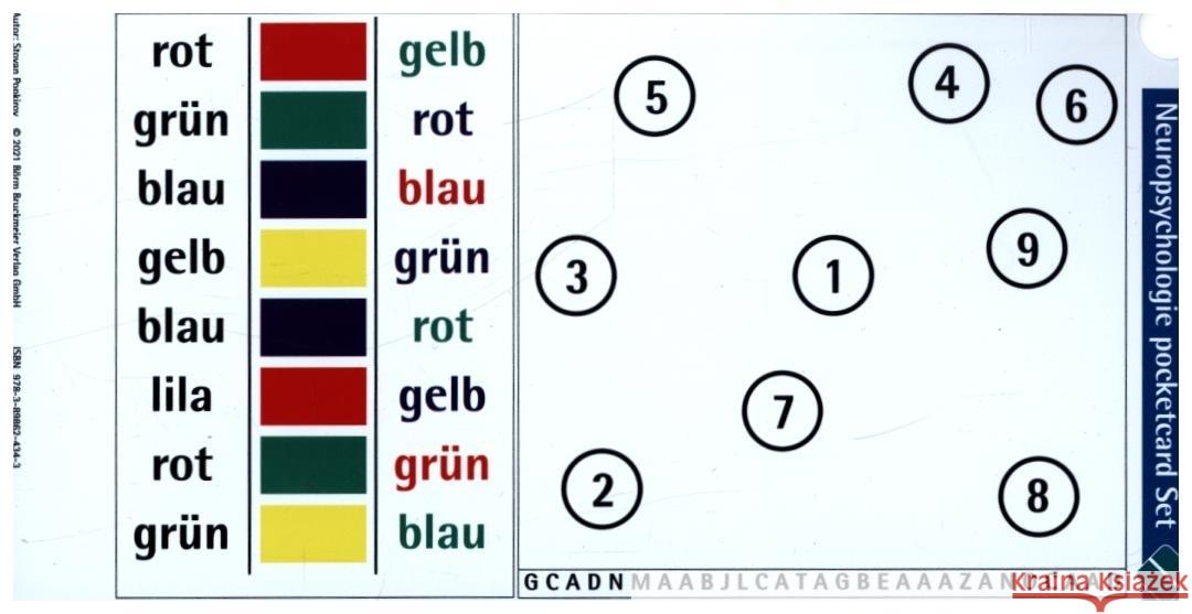 Neuropsychologie pocketcard Set Popkirov, Stoyan 9783898624343 Börm Bruckmeier