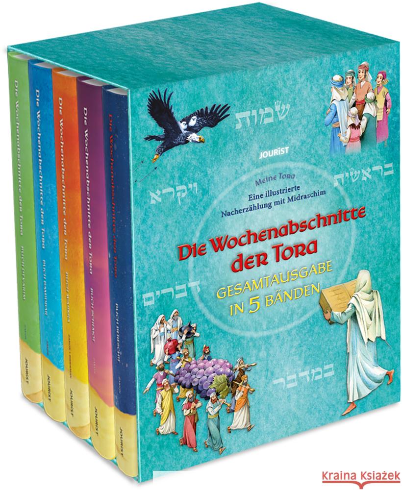 Die Wochenabschnitte der Tora. Gesamtausgabe in 5 Bänden, 5 Teile Zakon, Nachman 9783898947749