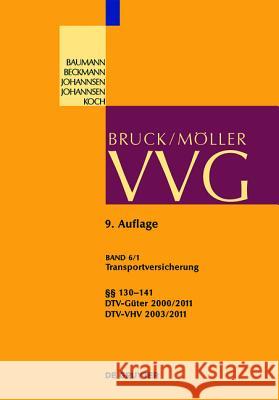 Transportversicherung 130-141 Robert Koch 9783899491364 Walter de Gruyter