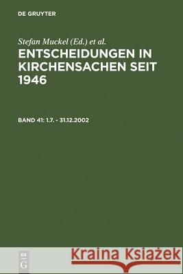 1.7.-31.12.2002  9783899493870 Walter de Gruyter