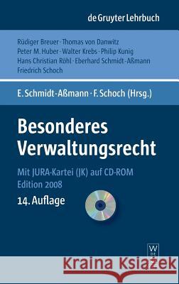 Besonderes Verwaltungsrecht Eberhard Schmidt-Amann 9783899494969