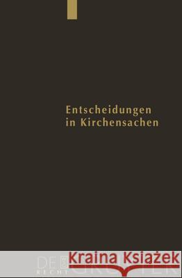 Entscheidungen Des Reichsgerichts in Strafsachen: Entscheidungen in Kirchensachen Seit 1946 Manfred Baldus Stefan Muckel 9783899495140