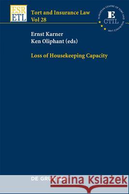 Loss of Housekeeping Capacity Ernst Karner 9783899498134