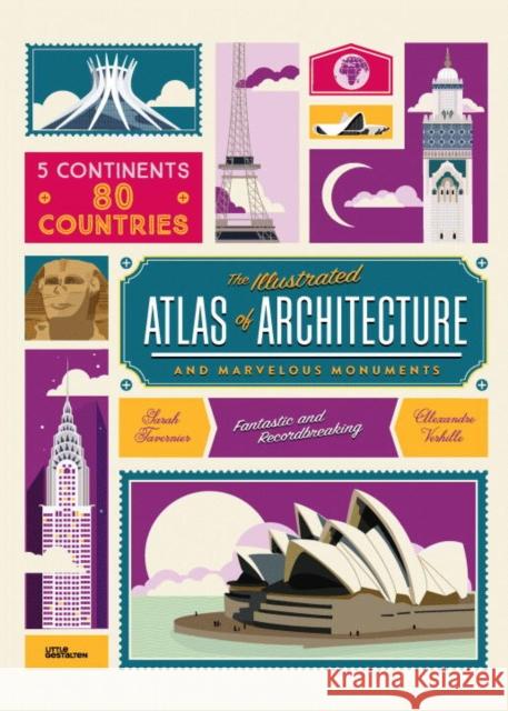 Atlas of Architecture and Marvellous Monuments Alexandre Verhille 9783899557756 Little Gestalten
