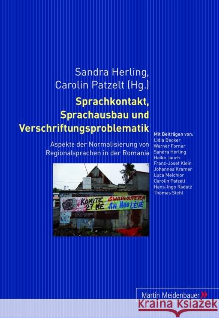 Sprachkontakt, Sprachausbau Und Verschriftungsproblematik: Aspekte Der Normalisierung Von Regionalsprachen in Der Romania Herling, Sandra 9783899752878 Lang, Peter, Gmbh, Internationaler Verlag Der