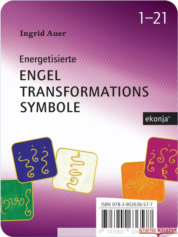 Heilende Engel-Transformationssymbole, 21 Symbolkarten Auer, Ingrid 9783902636577 Ekonja