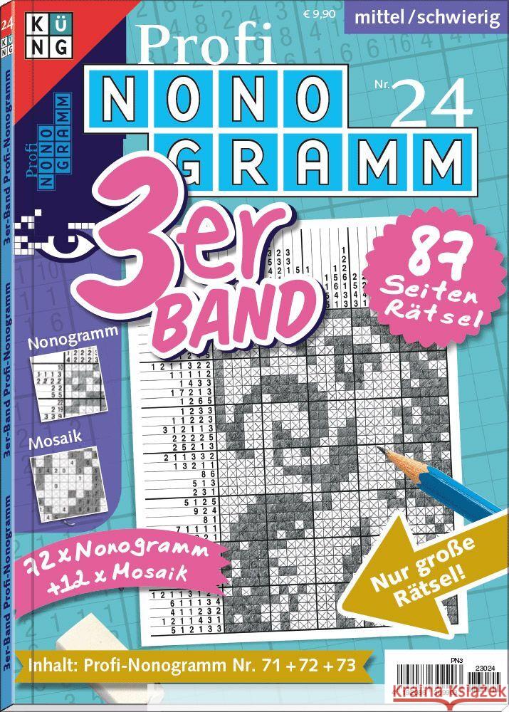 Profi-Nonogramm 3er-Band Nr. 24 Conceptis Puzzles 9783905573572 Keesing