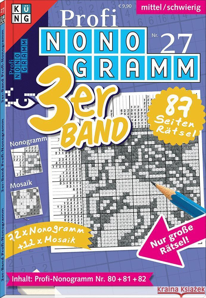 Profi-Nonogramm 3er-Band Nr. 27 Conceptis Puzzles 9783905573671 Keesing