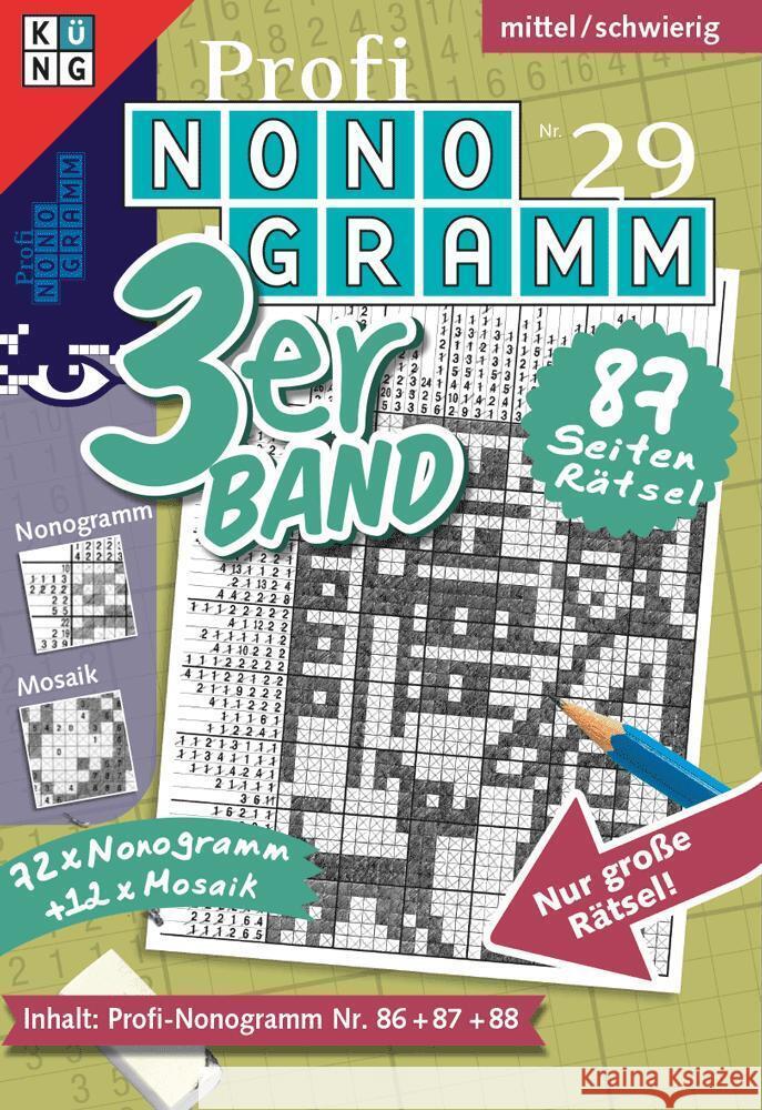 Profi-Nonogramm 3er-Band Nr. 29 Conceptis Puzzles 9783905573916 Keesing