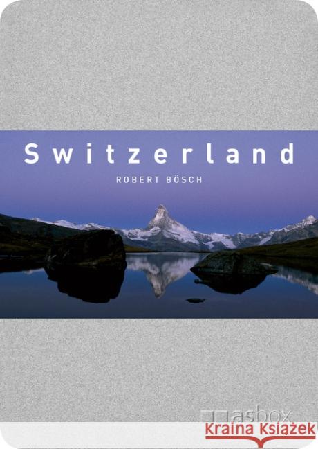 Switzerland Postkartenbox : Alu-Kartenbox mit 50 Postkarten, zweisprachig d/f Bösch, Robert 9783906055480 AS Verlag, Zürich