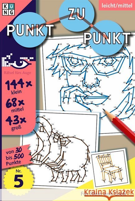 Rätselbuch Punkt zu Punkt : Leicht/Mittel. Für Klein und Groß Conceptis Puzzles 9783906238944 Küng