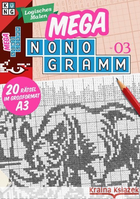 Mega-Nonogramm, 20 Bde.. Bd.3 Conceptis Puzzles 9783906949093 Küng
