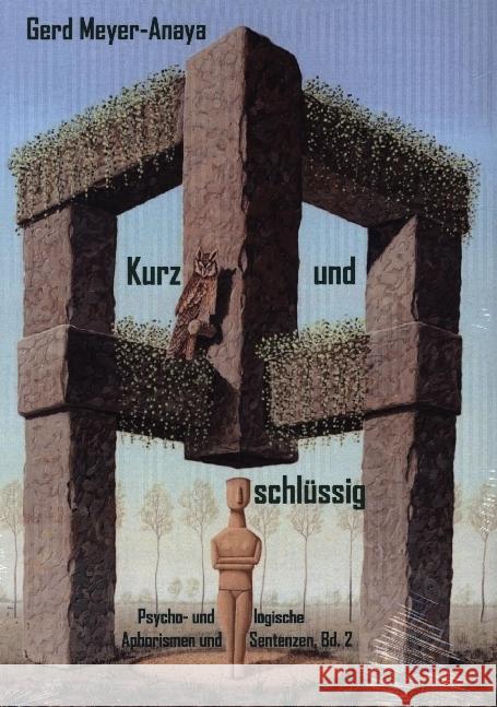 Kurz und schlüssig Meyer-Anaya, Gerd 9783910246324 Edition Virgines