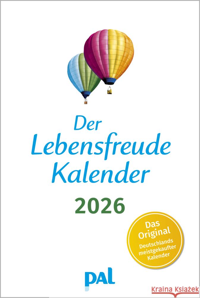Der Lebensfreude-Kalender 2026 Wolf, Doris, Merkle, Rolf, Günther, Maja 9783910294455