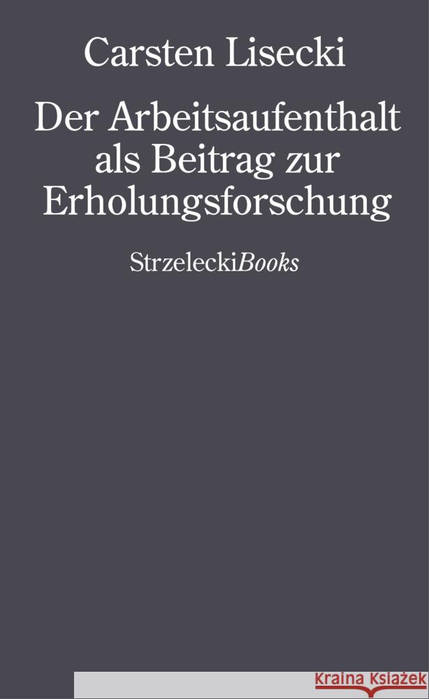 Carsten Lisecki Lisecki, Carsten 9783910298279