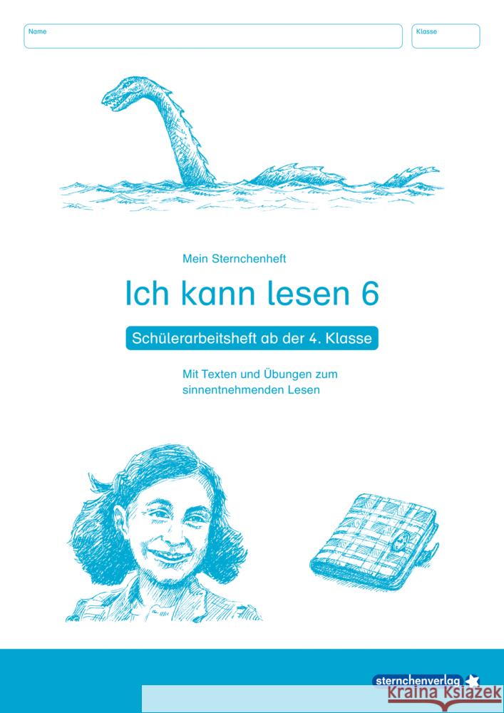 Ich kann lesen 6 - Schülerarbeitsheft ab der 4. Klasse sternchenverlag GmbH, Langhans, Katrin 9783910429017 Sternchenverlag