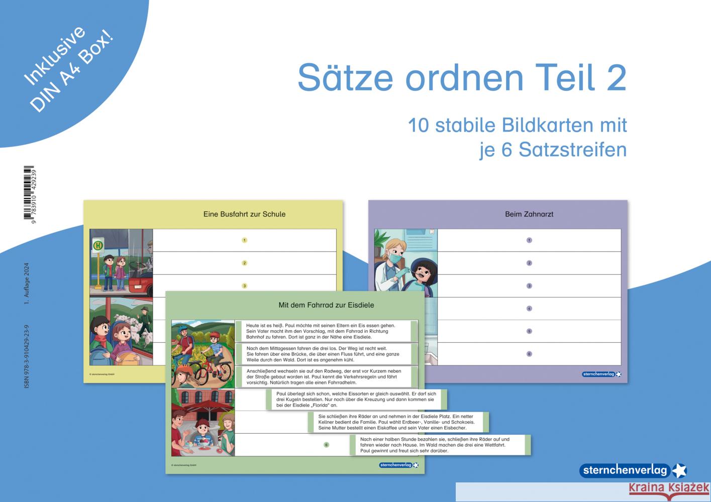 Sätze ordnen Teil 2 sternchenverlag GmbH, Langhans, Katrin 9783910429239 Sternchenverlag