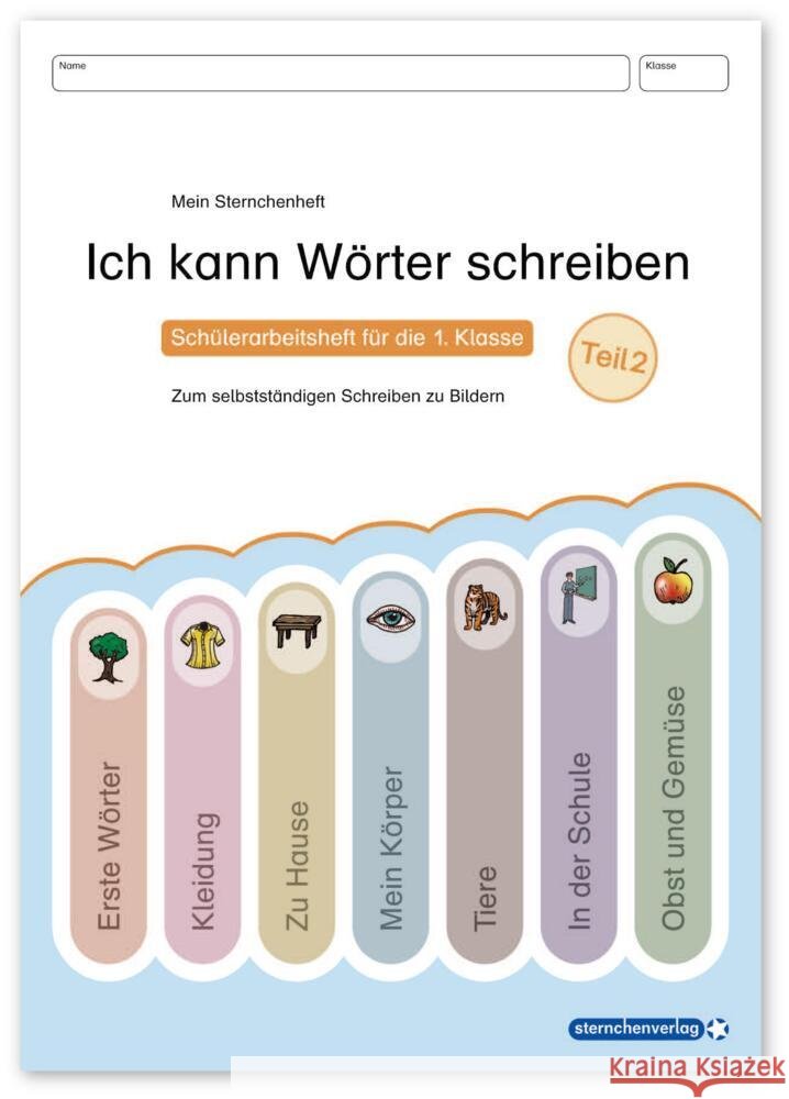 Ich kann Wörter schreiben Teil 2 sternchenverlag GmbH, Langhans, Katrin 9783910429390 Sternchenverlag