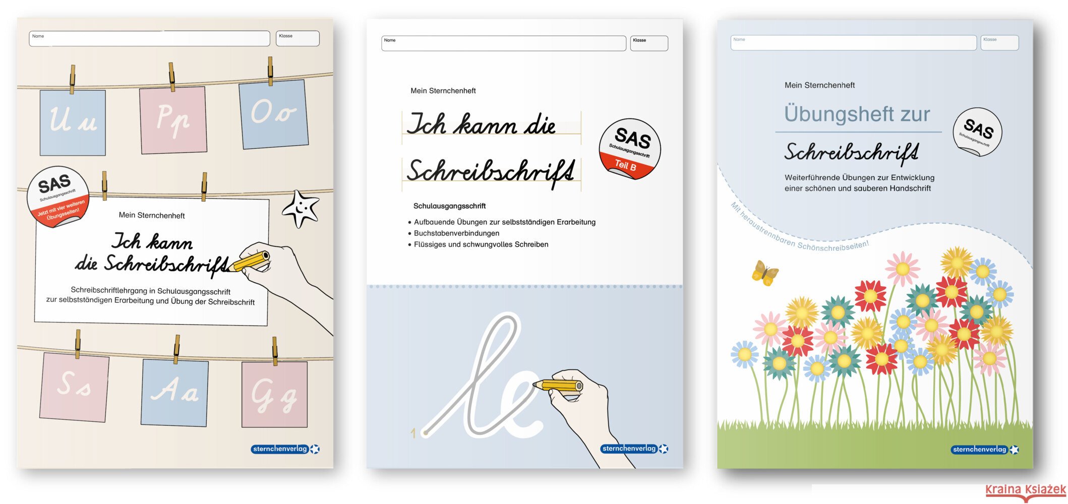 Ich kann die Schreibschrift Teil A + Teil B und Übungsheft in Schulausgangsschrift sternchenverlag GmbH, Langhans, Katrin 9783910429734 Sternchenverlag