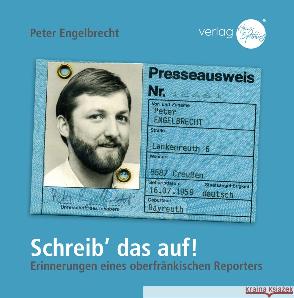 Schreib' das auf! Engelbrecht, Peter 9783910645387